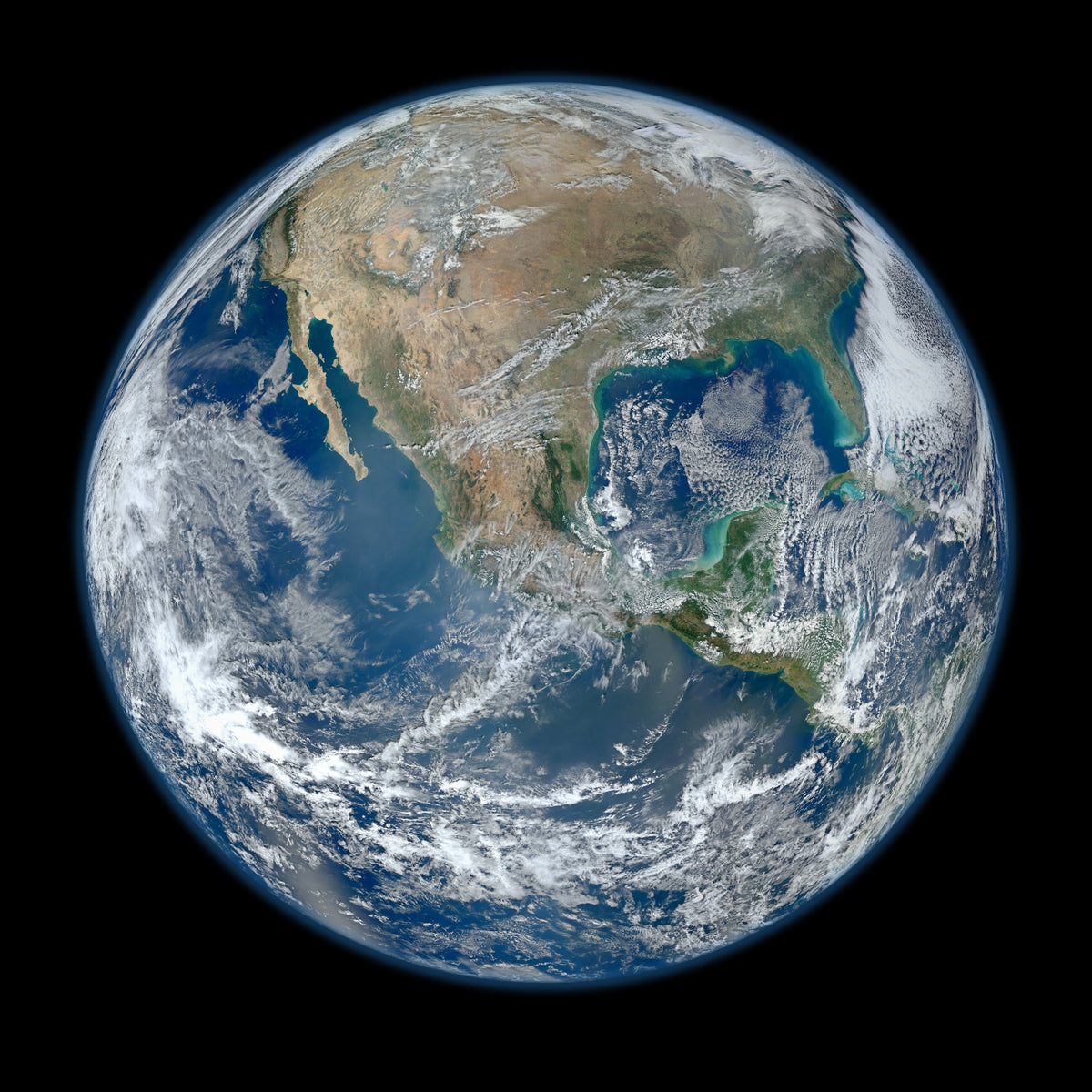 Blue Marble 2012 - Western Hemisphere