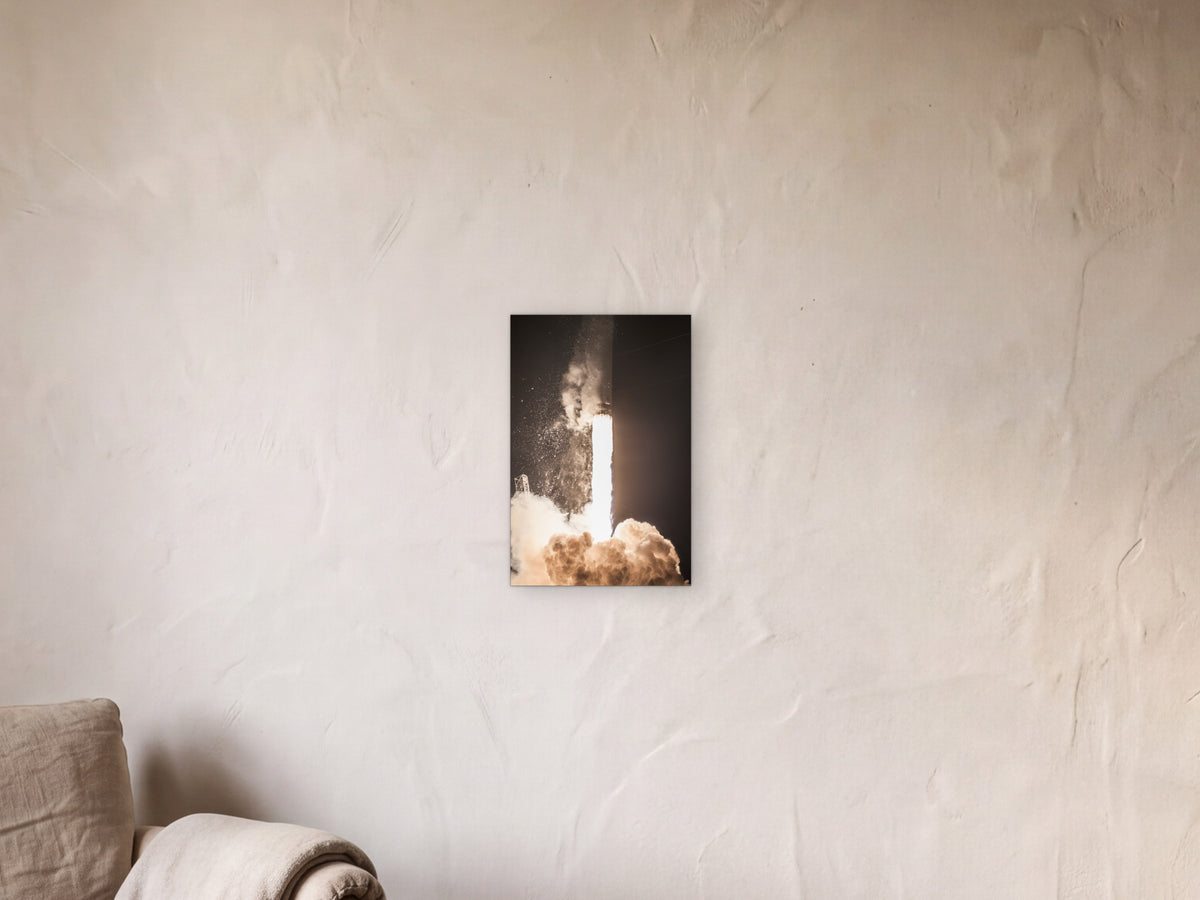 Ignition shown in a limewash reading corner beside an armchair and a floor lamp - scale render at 30 × 45 cm