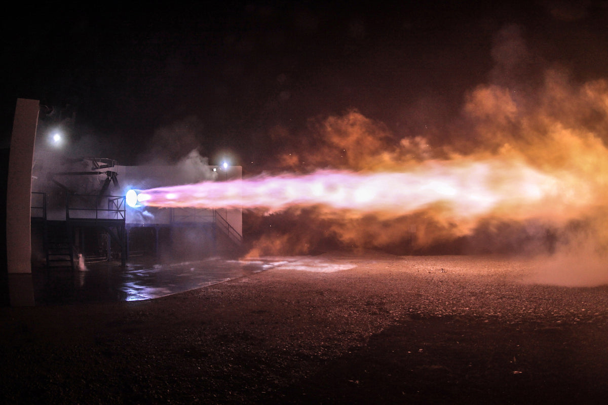 Test Stand at Night